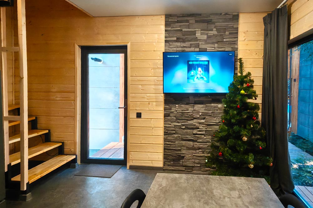 Треугольный домик в Архызе