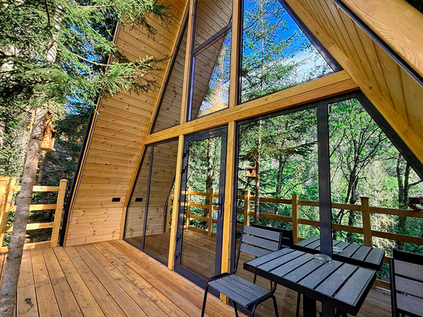 Домик в Архызе с чаном